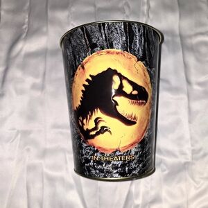 JURASSIC WORLD DOMINION Cinemark Exclusive Metal Popcorn Bucket